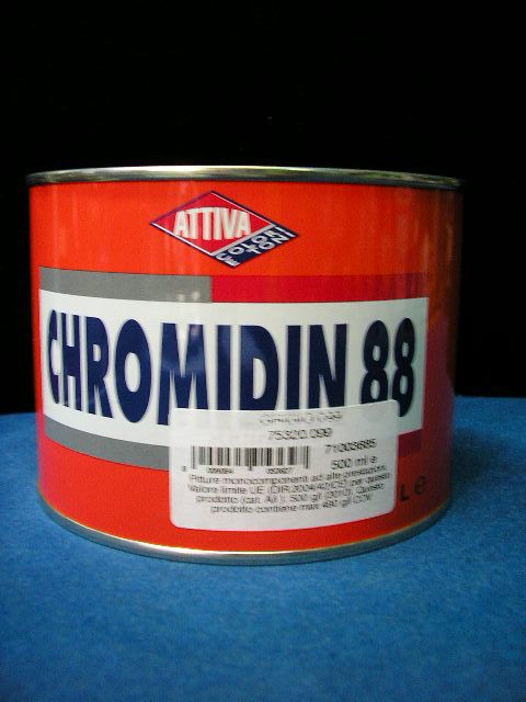 Antiruggine grigia Chromidin 88 ml.500