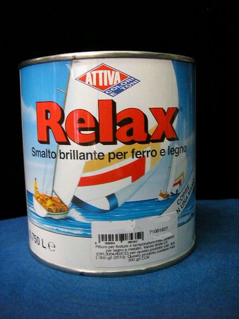 Smalto Relax rosso segn.ml.750