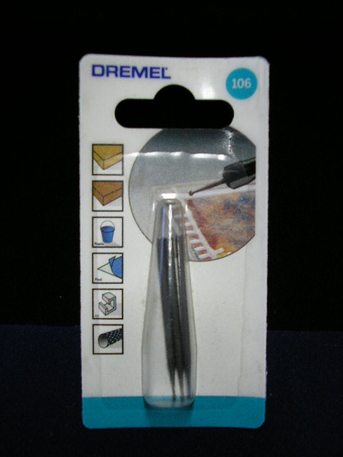 Dremel fresa 106 metalli dolci pz.3