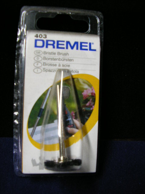 Dremel spazzola circ.seto.403