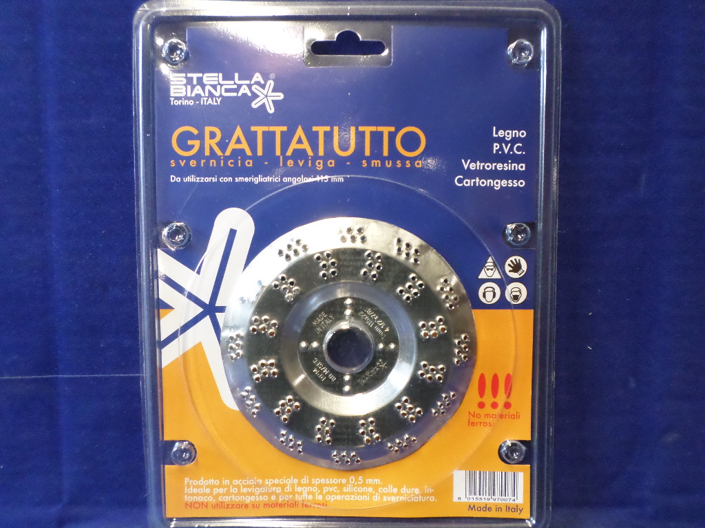 Disco grattattutto mm.115 x legno plastica