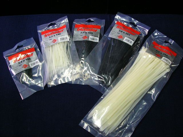 Fascette plast.280x4.8 pz.100N